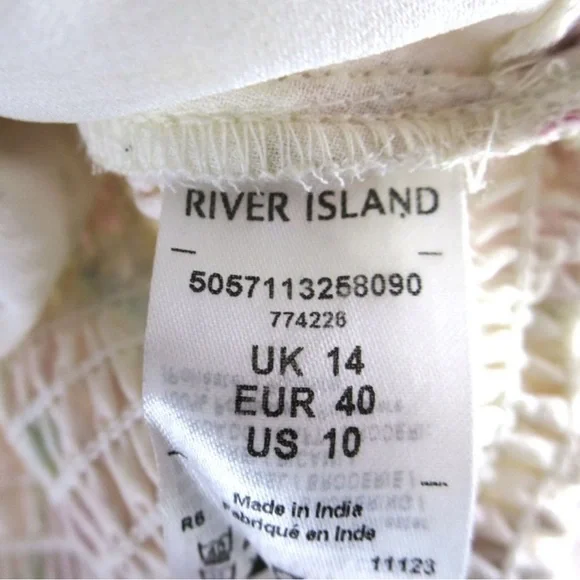 Floral Ruffle Peplum Blouse - Picture 6 of 7